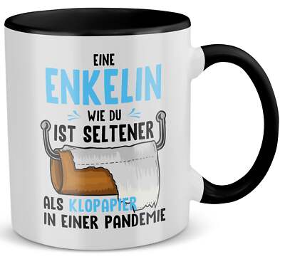 Enkelin Geschenk 18. Geburtstag Abitur Weihnachten Mädchen Tasse Haferl Frauen