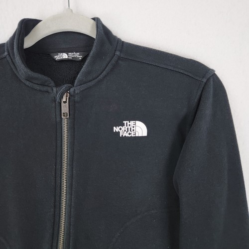 The North Face Jacket Girls 10 Faded Black Cozy Dream Fleece Full Zip Youth Kids - Picture 2 of 13
