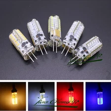 G4 3W 3 watt 48LED SMD 3014 LED  white Red Green Blue Light Bulb DC AC/DC 12V