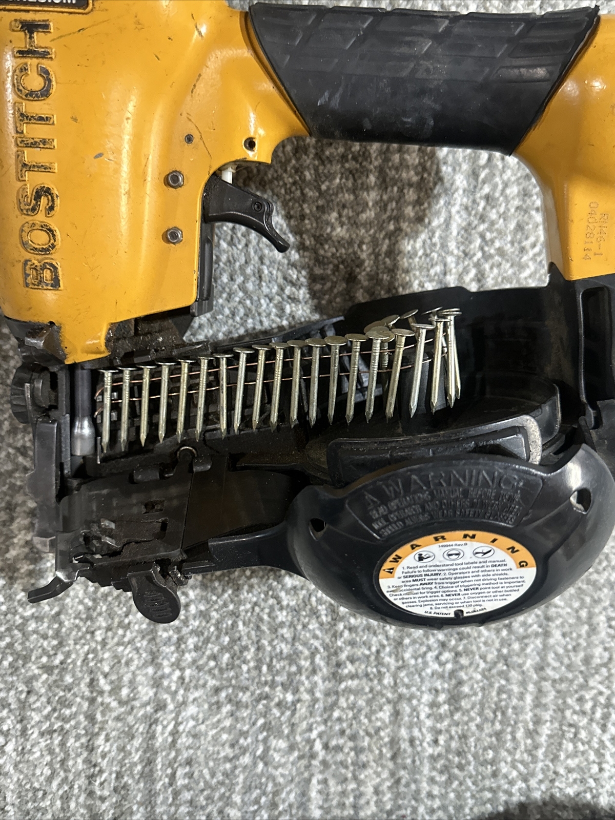 (2) BOSTITCH RN461 Pneumatic Coil Roofing Nailer eBay