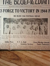 hbcu college*1944* Rare Bluefield State College * THE BLUEFIELDIAN *