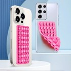 Silicone Rubber Sucker Pad Double Side Suction Cup Fashion Backed Adhesive