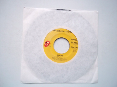 THE ROLLING STONES - Angie / Silver Train - 45 RPM Record 7