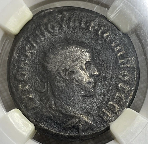 Antioch Syria Philip I BI Tetradrachm AD 244-249 NGC F