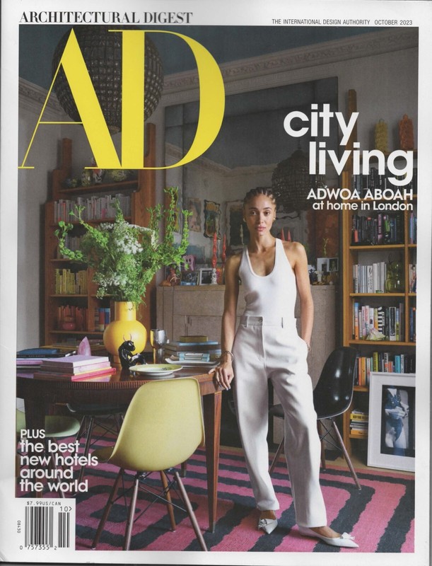 Architectural Digest Adwoa Aboah Heuman London World's Best Hotels October 2023
