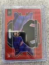 2022 Panini Prizm WWE Ruby Wave Prizm Gable Steveson #23 Rookie RC