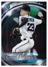 2020 Bowman Draft Glimpses of Greatness #GOG-MM Max Meyer Miami Marlins