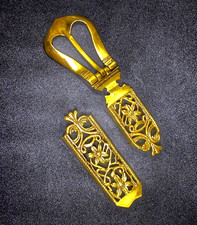 Medieval Belt Buckle Replica, 14th Century German Girdle Belt Accessories 20mm