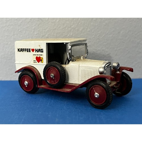 Vintage Eligor Opel Laubfrosch Van 1925 Kaffee Hag Ref 1060 1/43 diecast - Picture 2 of 9