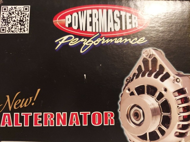 Alternador PowerMaster 12SI Cromado De 100 Amperios - Para Jeep, Oldsmobile, Cutlass, F85