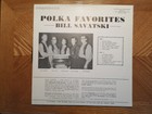 CUCA LP RECORD / BILL SAVATSKI /POLKA FAVORITES / KS-2114 VG VINYL — photo 2