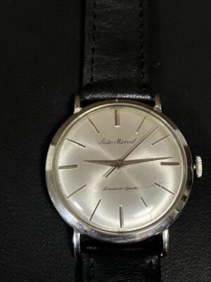 Seiko Marvel 14024 Vintage 17jewels Silver Round Manual Winding