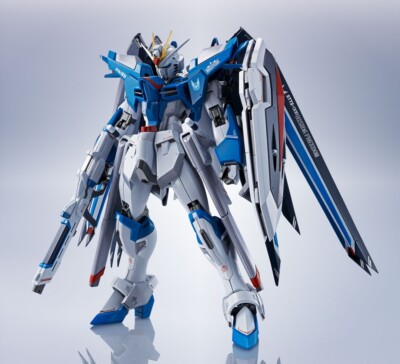 Rising Freedom Gundam 5.5in Anime Action Figure Metal Robot Spirits BANDAI NIB