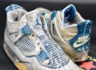 🦄 RARE ORIGINAL 1989 Nike Air Jordan 4 MILITARY BLUE size 10 bred unc metallic
