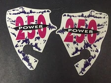 KTM 250 1993 Radiator Shroud Decals Original O.E.M