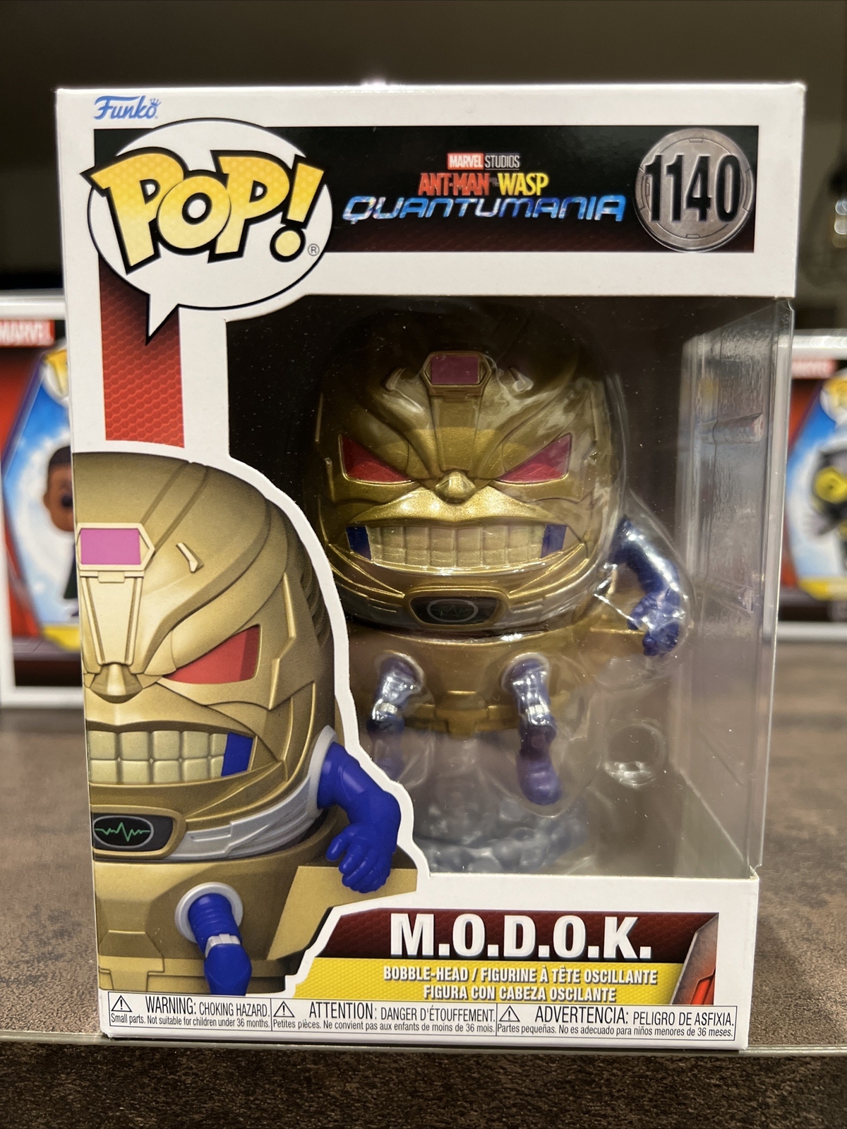 Marvel Ant-man And Wasp Quantumania M.o.d.o.k. 1140 Funko Pop Ovp Rare