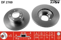 Bremsscheibe BMW P. E39 96- WEN