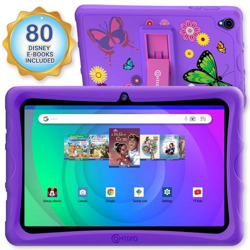 Contixo K103B 10" Inch for Kids 64GB HD Tablet w/ Disney E-Books Wi-Fi Camera - Picture 18 of 41