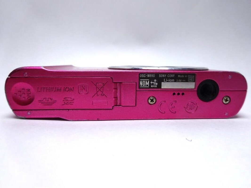 Sony Cyber-shot DSC-W810 Pink 20.1MP 6x Optical Zoom Digital
