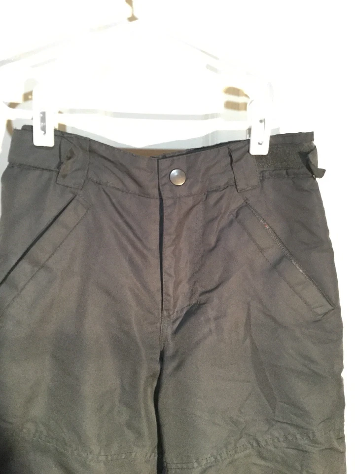 Pantalones de nieve Cherokee Target Kids M gris oscuro usados en excelente estado esquí snowboard Foto 2 de 4