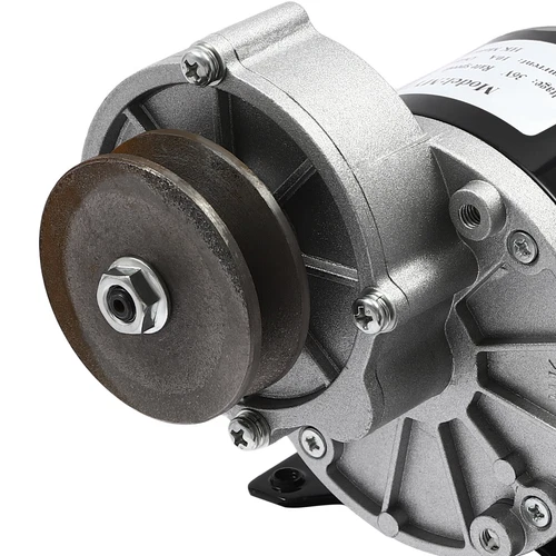Motor eléctrico de reducción de engranajes 36V/12V potente motor eléctrico con polea de correa - Imagen 36 de 38