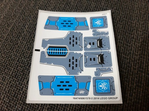 Lego 70131 LEGENDS OF CHIMA Rogon's Rock Flinger sticker sheet - Picture 1 of 2