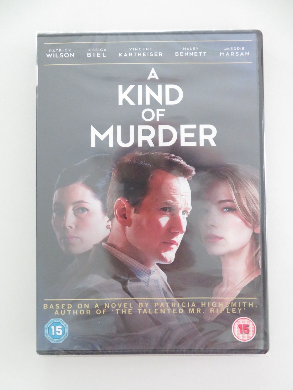 A KIND OF MURDER (DVD) PATRICK WILSON JESSICA BIEL 2016 REGION 2