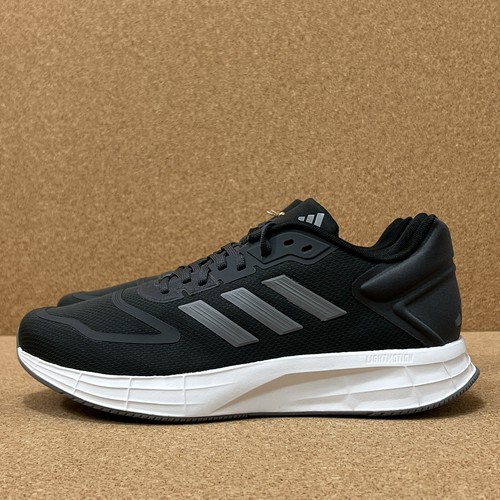 Adidas Duramo 10 Running Shoes Men's Size 9.5 Grey Cloud White Athletic Sneakers - Picture 2 of 14