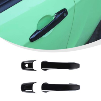 Black Exterior Door Handle Handles Trim Cover Shell For Ford Mustang 2004-2014 
