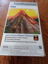 Smithsonian Glow in the Dark Giant Volcano Earth Science NIB