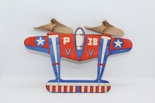 VINTAGE CARDBOARD TWIN PROPELLER  P-38 BOMBER AIRPLANE
