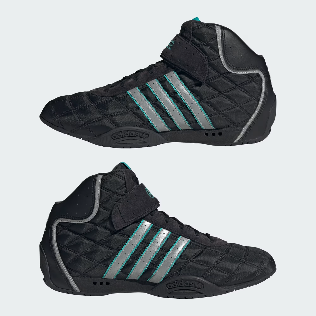Adidas ADIRACER HI MERCEDES AMG PETRONAS F1 TEAM SHOES in