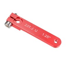 Aluminium Servo Schwengel einzelner Arm 23T 4-40# Gewinde rot für 1,25 Inch JR
