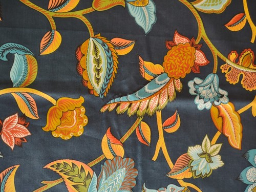 Waverly Floral Fabric The Place Vendome Collection 11 Yards 54” Wide Scotchguard - Picture 6 of 12