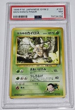1999 Japanese Gym 2 Giovanni’s Pinsir #127 PSA 7