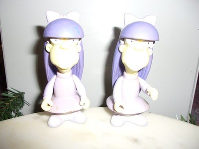 THE SIMPSONS WOS INTERACTIVE LOOSE figure SHERRI & TERRI ....NO JUMP ROPE