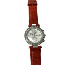 Vintage REGNIER Chronograph Women’s 37mm Quartz Watch Diamond Bezel Date