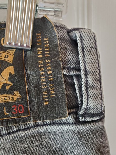Levi Strauss &CO. 501 Acid Wash 29/30 Men's Button Front Black - Picture 9 of 14