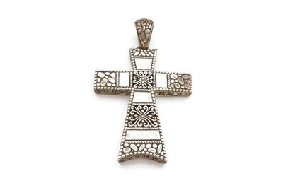 Sarda Sterling Silver 925 Cross Pendant