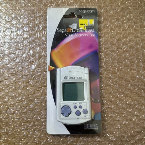 Brand New Unopened Official SEGA Dreamcast Visual Memory Unit VMU HKT-7000 OEM