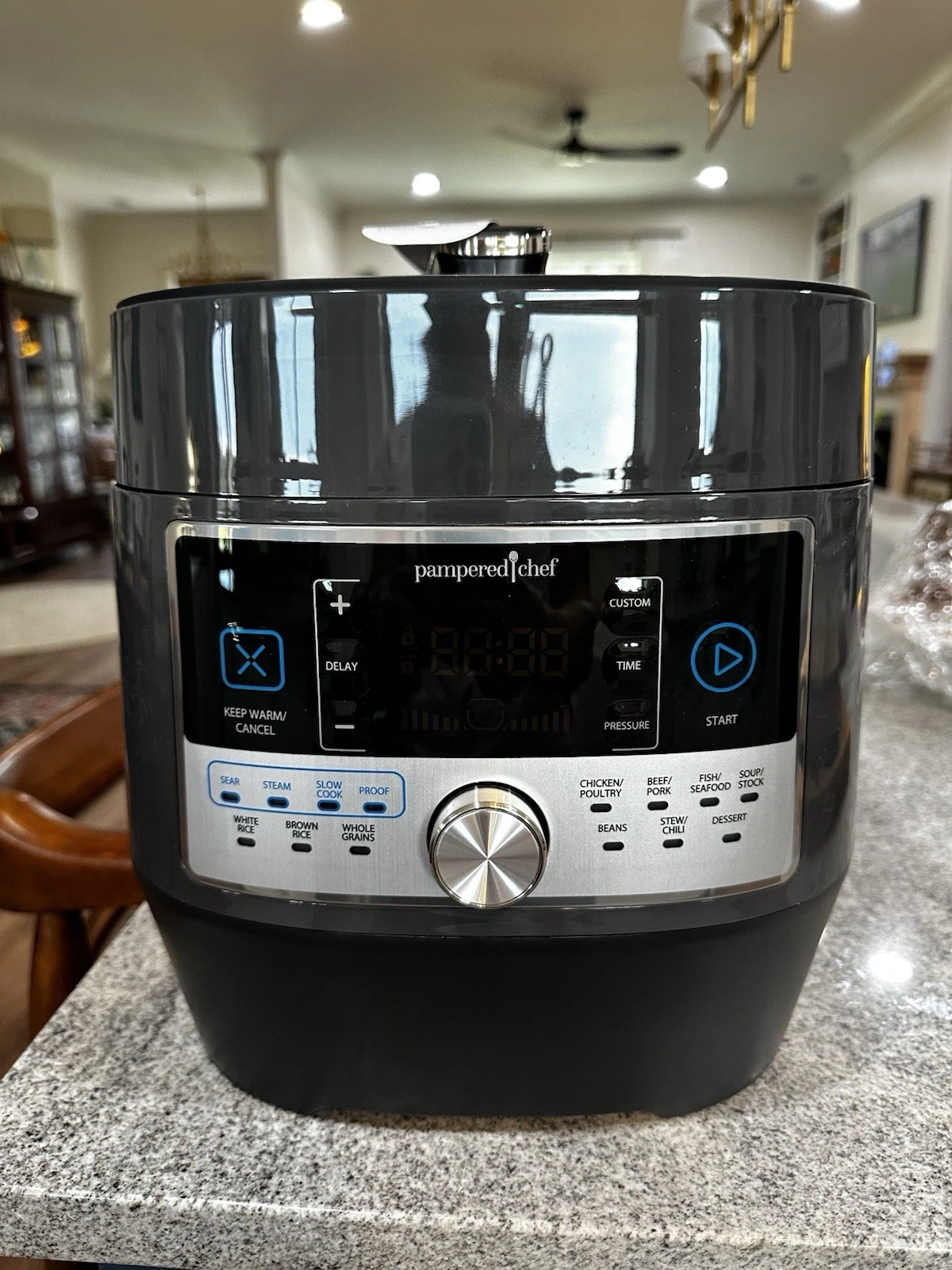 Pampered Chef Electric Quick Cooker Pressure Cooker With Manuals M#100011
