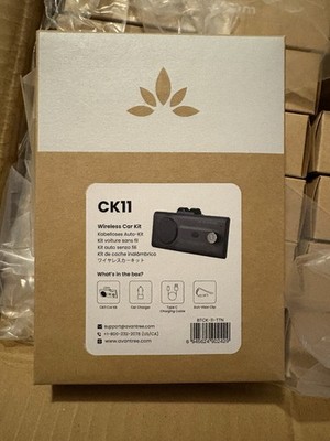 Hands Free Dual Link Wireless Bluetooth Sun Visor Car Kit Speakerphone Speaker