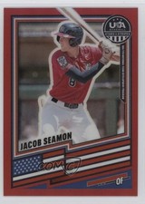 2026 Panini Stars & Stripes Prizm Red Prizm 342/399 Jacob Seamon #179 0j81