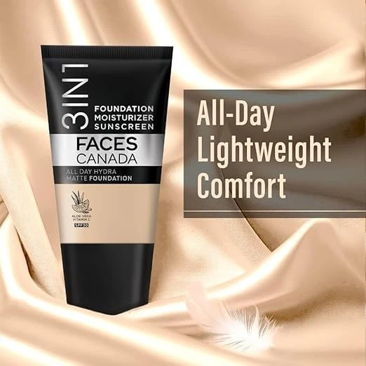 FACES CANADA All Day Hydra Matte Foundation - Mini | 3in1 Foundation + Moisturiz - Bild 4 von 4