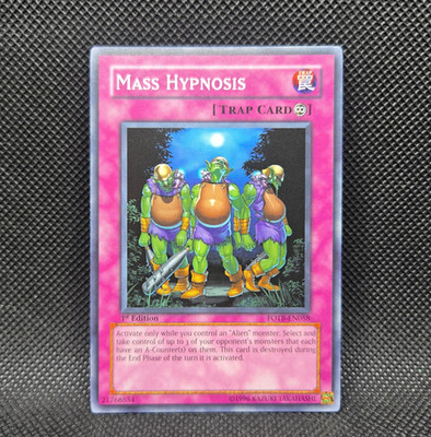 Yugioh Mass Hypnosis (FOTB-EN058) 1st Edition (NEAR MINT)
