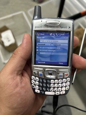 Vintage Palm Treo 700wx Sprint Smartphone Windows Mobile Open Box Complete Read