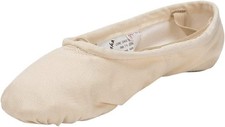 Sansha Pro 1 Canvas Ballet Slipper,Light Pink,18 N 14 N US Men's Pro 1C