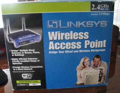 Cisco Linksys WAP11 Wireless B Network Access Point WAP 11Mbps 32 User 2 4GHz