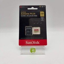 New SanDisk 128GB Extreme PLUS microSDXC Card and SD Adapter