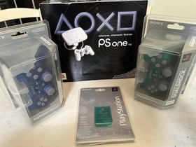 Sony PS one PlayStation Console SCPH-101 NTSC-U/C Boxed w/ 2 DualShock + Card